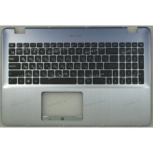 Keyboard Asus X542U, X542BA-1B металлик синий верх (13NB0FD2AP0311, 90NB0FD2-R31RU0, 90NB0H92-R30RU0, 0KNB0-610WRU00, MP-13K93SU-528C1, 0KN1-261RU12rev.R10) + Topcase Keyboard Asus X542U, X542BA-1B металлик синий верх (13NB0FD2AP0311, 90NB0FD2-R31RU0, 90NB0H92-R30RU0, 0KNB0-610WRU00, MP-13K93SU-528C1, 0KN1-261RU12rev.R10) + Topcase