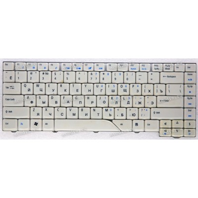 Keyboard Acer Aspire 4520, 5520G светло-серая (9J.N5982.60R, AEZD1700010, PK1301K01H0)