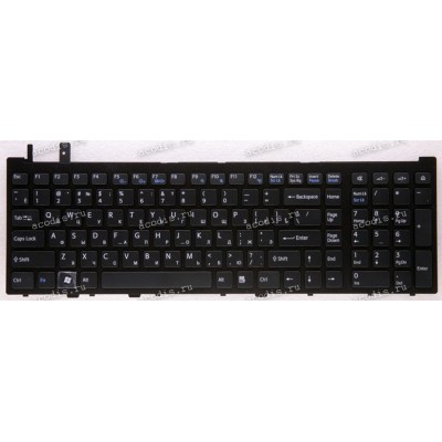 Keyboard Sony VGN-AW, VGN-AW21SR, VGN-AW21ZR, VGN-AW2XRY, VGN-AW3XRY, VGN-AW3ZRJ, VGN-AW4MRF, VGN-AW4ZRF, VGN-AW4XRH чёрная (147997951, 013-001A-8715C, 53010BE2E-203-G, A1565190C)