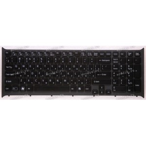 Keyboard Sony VPC-CA чёрная матовая (A1809182A)