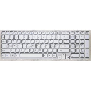 Keyboard Sony SVE 15, SVE17 белая матовая (149028851, 6H.4MRKB.038) Keyboard Sony SVE 15, SVE17 белая матовая (149028851, 6H.4MRKB.038)