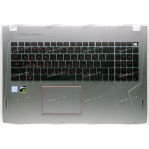 Keyboard Asus GL502VM металл (13NB0DR6AP0111)+Topcase Keyboard Asus GL502VM металл (13NB0DR6AP0111)+Topcase