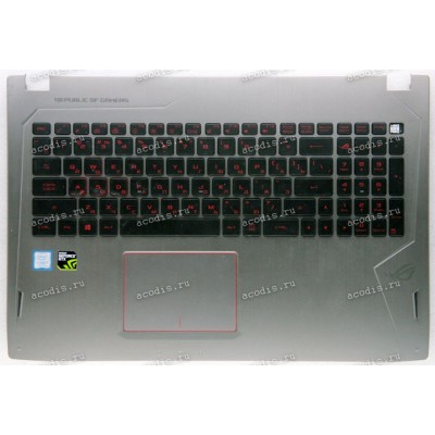 Keyboard Asus GL502VM металл (13NB0DR6AP0111)+Topcase