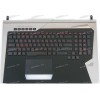 Keyboard Asus G752VM-1A чёрный окантовка русифицированная (90NB0D61-R30RU0)+Topcase