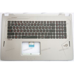 Keyboard Asus GL702VM, GL702VMK-1C серая (90NB0DQ3-R31RU1)+Topcase Keyboard Asus GL702VM, GL702VMK-1C серая (90NB0DQ3-R31RU1)+Topcase