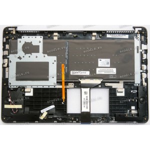 Keyboard Asus K501L, K501LB, K501LX, K501U, K501UX, K501UB-2A, K501UQ, K501UW серебристый металл,  русифицированная (90NB0A52-R30200, 13NB0A52AM0201, PY17061000966)+Topcase