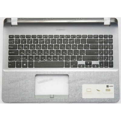 Keyboard Asus X507U, X507M, X507UA-1B серо-серебристый русифицированная (13N1-3XA0911)+Topcase