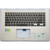 Keyboard Asus S510U, S510UN, S510UQ, S510UA золотистый русифицированная (39XKGTCJN00)+Topcase