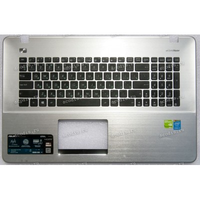 Keyboard Asus X751LX металл русифицированная (13NB04I5AM0101)+Topcase