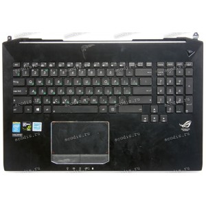 Keyboard Asus G750JM, G750JX чёрный русифицированная (13N0-QVA0101, 13NB00M1AM0121, 13NB04J1AM0101)+Topcase