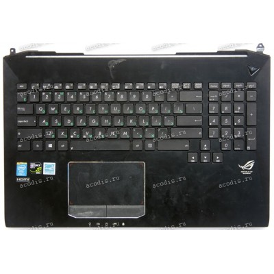 Keyboard Asus G750JM, G750JX чёрный русифицированная (13N0-QVA0101, 13NB00M1AM0121, 13NB04J1AM0101)+Topcase