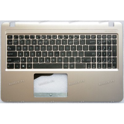 Keyboard Asus X540LJ-1A шампань нерусифицированная (90NB0B11-R30280)+Topcase