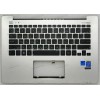 Keyboard Asus S301LA, S301LP серебристая, черные кнопки, русифицированный (13NB02Y1AM0211)+Topcase Keyboard Asus S301LA, S301LP серебристая, черные кнопки, русифицированный (13NB02Y1AM0211)+Topcase
