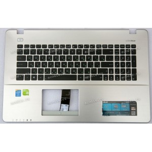 Keyboard Asus K750J серебристый металлик русифицированный (13N0-PIA0331)+Topcase Keyboard Asus K750J серебристый металлик русифицированный (13N0-PIA0331)+Topcase
