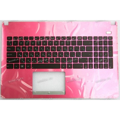 Keyboard Asus X501, X501A розовый русифицированный (13GNMO5AP030)+Topcase