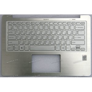 Keyboard Sony SVF13N серебристый металл русифицированный (149267131RU)+Topcase Keyboard Sony SVF13N серебристый металл русифицированный (149267131RU)+Topcase