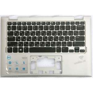 Keyboard Dell Inspiron 11 3147 серый русифицированный (07W4K6) +Topcase