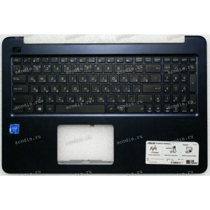 Keyboard Asus E502S тёмно-синяя русифицированная (13NL0022AP0101) + Topcase