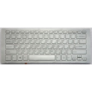 Keyboard Sony Vaio SVF15N серебристая русифицированная (149265351RU, AEFI37000203A, 149240561RU)