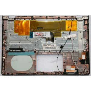 Keyboard Lenovo Yoga 2-11 чёрная в серебристом (P0T5000200)+ Topcase (P0T5000200l)