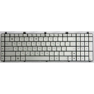 Keyboard Asus N55, N55S, N55SF, N55SL, N75, N75S, N75SF, N75SL, X5QS, X5QSF, PRO7DS, PRO7DSF, PRO7DSL, X7DS, X7DSF, X7DSL (p/n: 0KNB0-7200RU00) (Silver/Matte/RUO) серебристая матовая