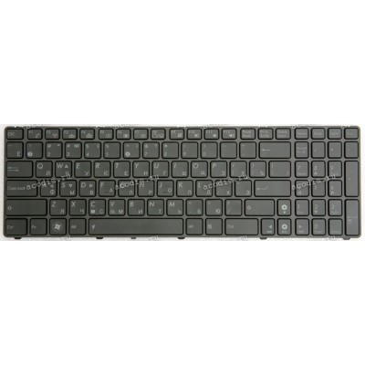 Keyboard Asus G53, G73, VX7, VX7S, VX7Sx чёрная, матовая, русифицированная (04GNV33KRU02)