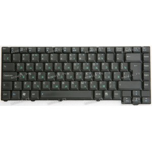 Keyboard Asus F2, F3, F3J, T11 (04GNI11KRU00) чёрная матовая русифицированная