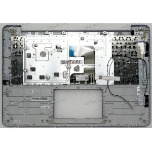 Keyboard Asus E406SA, L406SA серо-синий русифицированная(13NB0HK1AP0401, 13N1-3ZA0101) + Topcase
