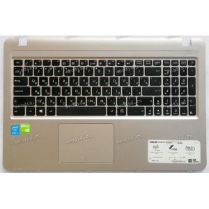 Keyboard Asus X540L золотистый русифицированная (39XKATCJN00)+ Topcase Keyboard Asus X540L золотистый русифицированная (39XKATCJN00)+ Topcase