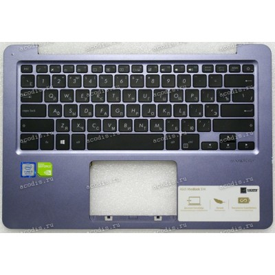 Keyboard Asus S410U, X411UA, X411UF, X411UN VivoBook 14 серый русифицированная (13NB0GF2AP0101)+ Topcase