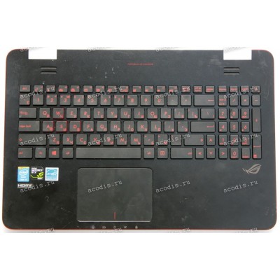 Keyboard Asus GL551 чёрный матовый русифицированная (13NB05T1P19011, 13NB06R2AM0311, 13NB06R2AM0301)+ Topcase