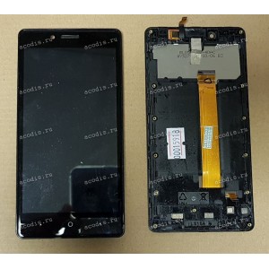 5.0 inch Digma VOX FIRE 4G (LCD+тач) черный с рамкой (SALE) 1280x720 LED  разбор / оригинал