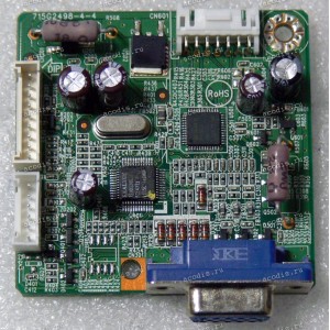 Mainboard Acer 16,0" 1366x768 X163AB (715G2498-4-4) Chips RTD2120L, RDT2025L