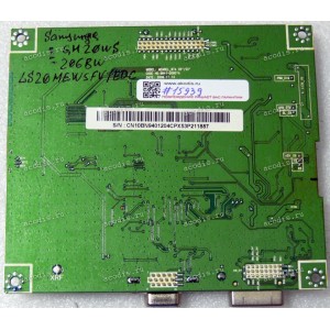Mainboard Samsung 20,1" 1680x1050 206BW (LS20MEWSFV/EDC) GH20WS (BN41-00807A) (EM636165TS-6G, M-ME20W0BLa 1000(6839 R2002 AA 0652 A) Mainboard Samsung 20,1" 1680x1050 206BW (LS20MEWSFV/EDC) GH20WS (BN41-00807A) (EM636165TS-6G, M-ME20W0BLa 1000(6839 R2002 AA 0652 A)