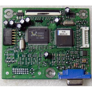Mainboard BenQ 17,0" 1280x1024 FP71G (48.L1C01.A00) RTD2023 56408T1, MYSON MTV312MV64