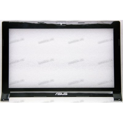 Верх. кр. рамка Asus N53JN-1A чёрная глянец (13GNZT1AP010-1, 13N0-IMA0101) 