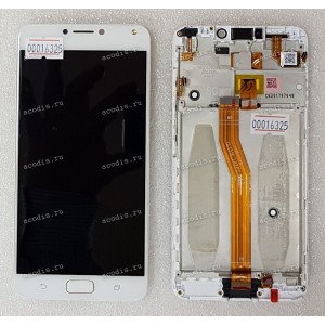5.5 inch ASUS ZC554KL (ZenFone 4 Max) (LCD+тач) белый с рамкой 1280x720 LED разбор / оригинал 5.5 inch ASUS ZC554KL (ZenFone 4 Max) (LCD+тач) белый с рамкой 1280x720 LED разбор / оригинал