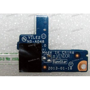 Power Button board & cable Lenovo ThinkPad Edge E531, E540 (p/n VILE2 NS-A048)