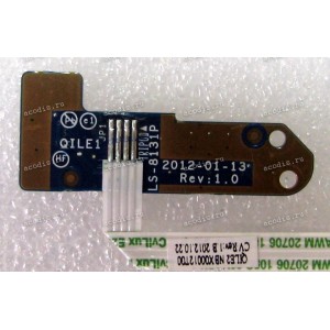 Power Button board & cable Lenovo ThinkPad Edge E530 (p/n NBX0000UR00, NBX000UR00, NBX0000UV00, Q5WV1/Q5WS1  LS-7912P)