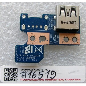 USB board Toshiba Satellite C850 (p/n: N0ZWG10B01)
