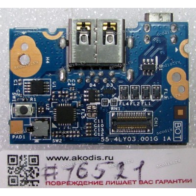 USB board Lenovo ThinkPad X1 Carbon (p/n: 04X5599, 55.4LY03.001G)