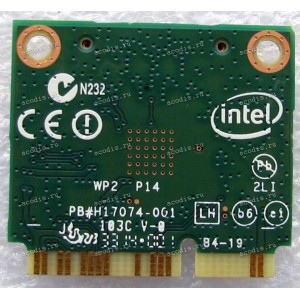WLAN Half Mini PCI-E U.FL Intel Dual Band Wireless-N 7260 7260HMW.AN 802.11 a/b/g/n BT 4.0 Asus N542LA, Q551LN, TP300LA, TP300LD, E403SA (p/n 0C012-00051900) Antenna connector U.FL