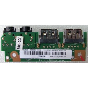USB & Audio board Asus K43SJ, K43SM, K43SV (p/n: 90R-N3UIO1000U REV 3.0) 