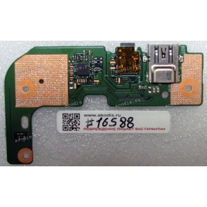USB & Audio & CardReader board Asus X555DA, X555DG, X555YA, X555YI (p/n 90NB09A0-R10010 REV 2.0) 