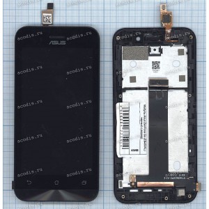 4.5 inch ASUS ZB450KL (Zenfone Go) (LCD+тач) черный с рамкой 854x480 LED  разбор / original