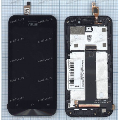 4.5 inch ASUS ZB450KL (Zenfone Go) (LCD+тач) черный с рамкой 854x480 LED  разбор / original