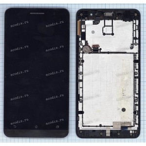 6.0 inch ASUS A600CG (ZenFone 6) (LCD+тач) черный с рамкой 1280x720 LED  разбор / original