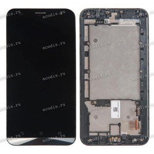 5.5 inch ASUS ZE550KL (ZenFone 2 Laser) (LCD+тач) черный с рамкой 1280x720 LED  разбор / оригинал