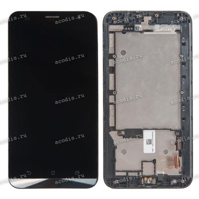 5.5 inch ASUS ZE550KL (ZenFone 2 Laser) (LCD+тач) черный с рамкой 1280x720 LED  разбор / оригинал