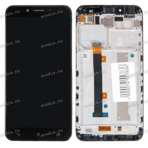 5.5 inch ASUS ZC553KL (Zenfone 3 MAX) (LCD+тач) черный с рамкой 1920x1080 LED  разбор / оригинал
